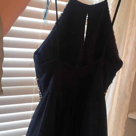 navy formal dress - Picture 3 of 3